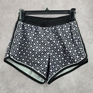 Be Inspired Black White Active Running Jogging Yoga Shorts Extra Small XS